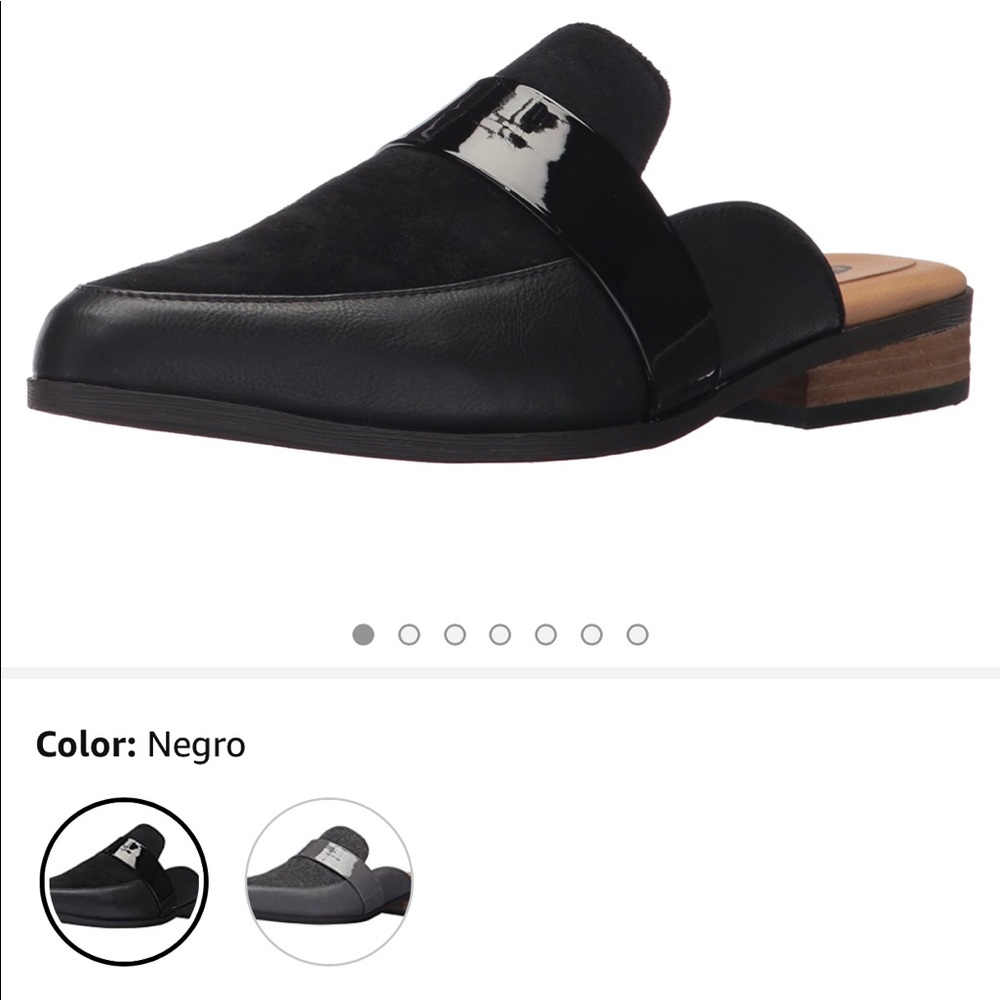 Faux Leather Mules